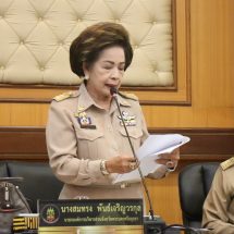 ซ้อ สมทรง แถลงโนบาย 8 ด้าน “ อยุธยามีชีวิต ” ครอบคลุมทุกด้าน ทุกเพศ ทุกวัย